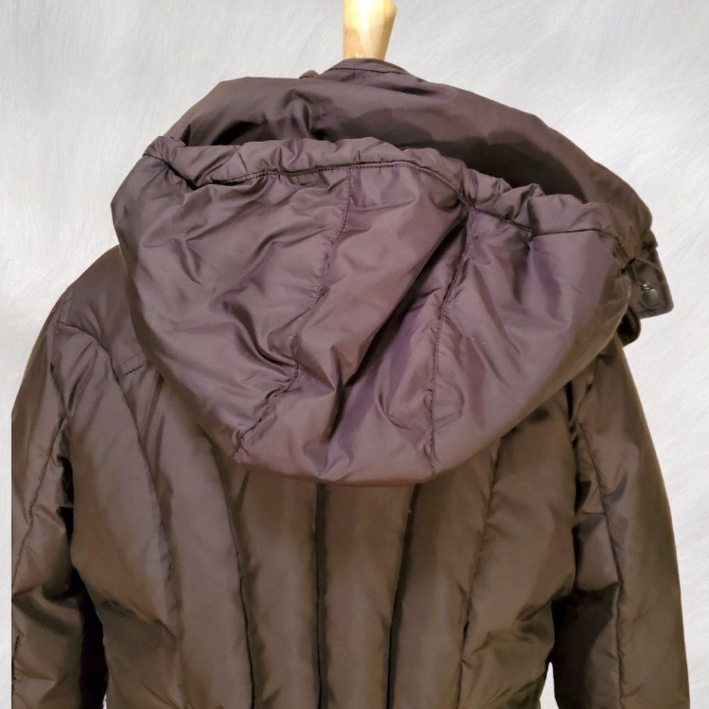 Cole Haan Knee-Length Black (80%) Down Puffer Coat Size M - Picture 12 of 16